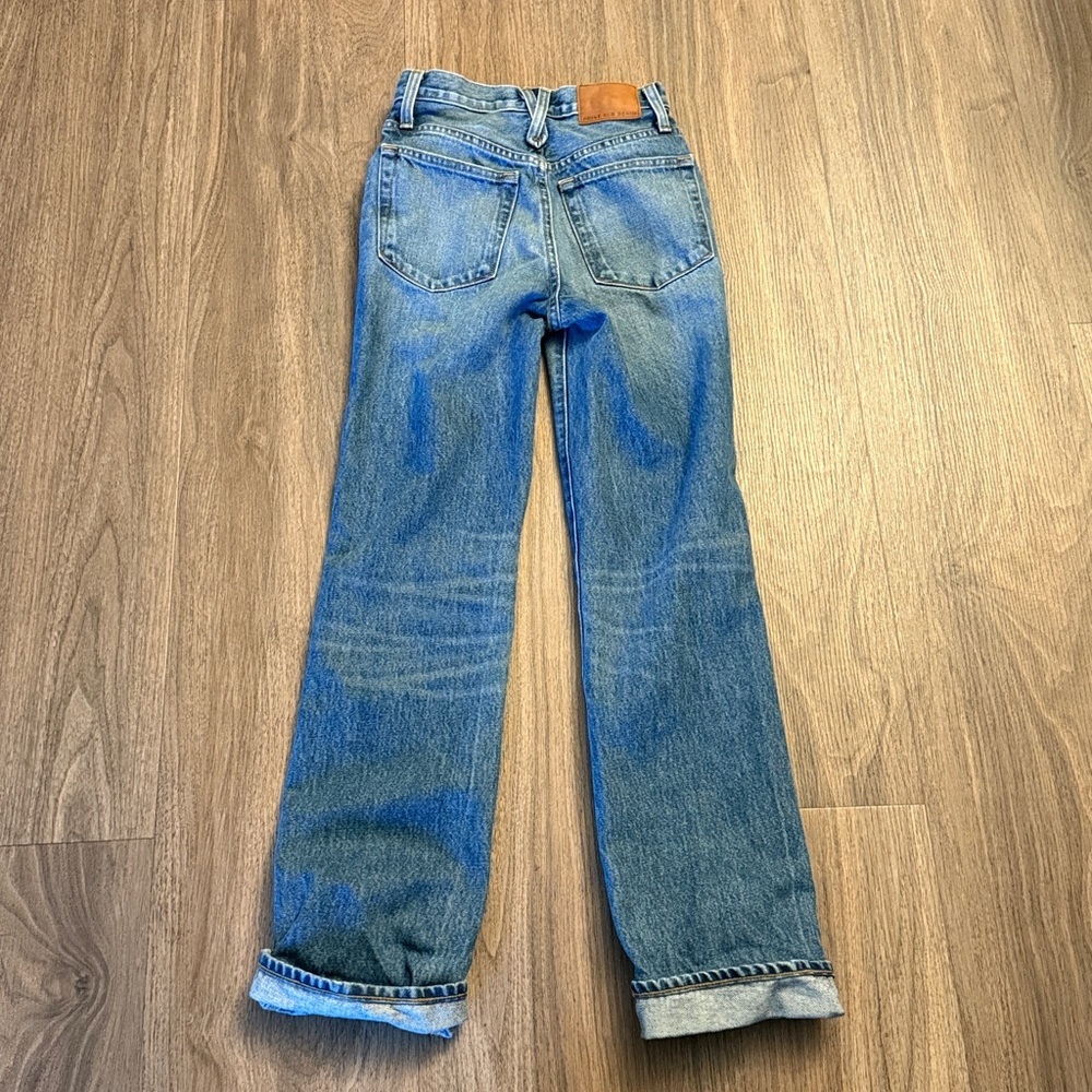 Point Sur medium denim straight leg Classic Blue Denim Jeans - Picture 3 of 9